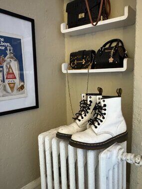 White Patent Dr. Martens | Size 6